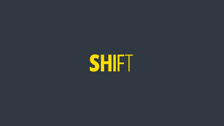 the shift newsletter masthead