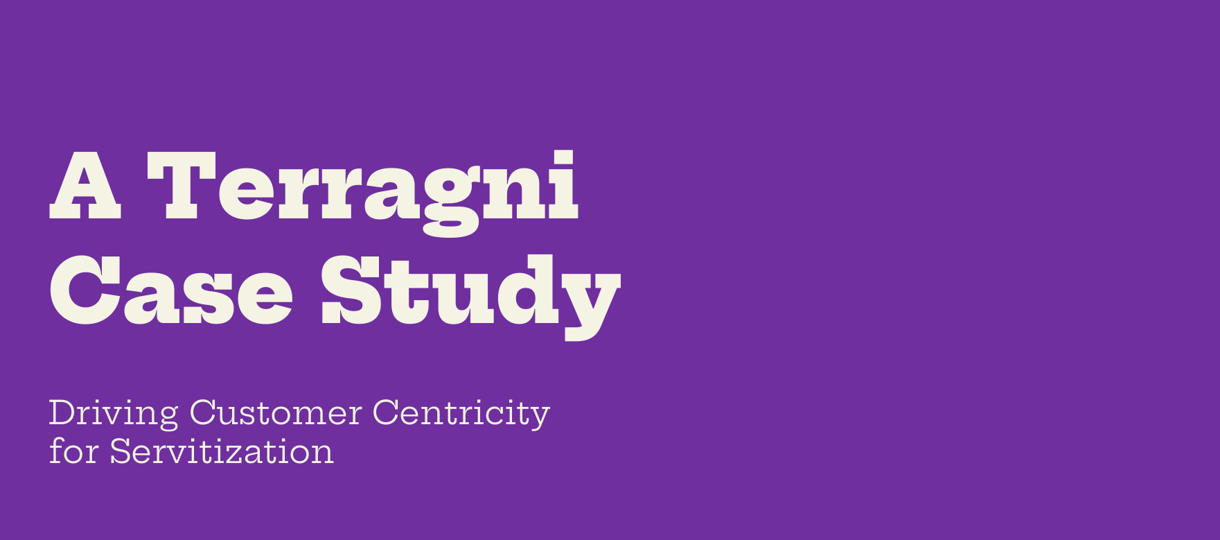 De-Sludge for Servitization