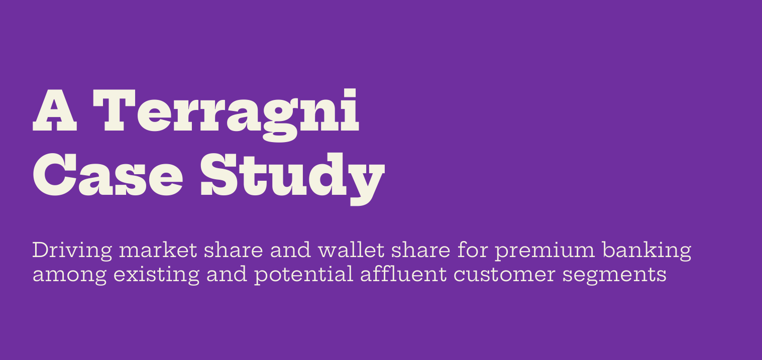 Driving market share and wallet share for premium banking among affluent customer segment