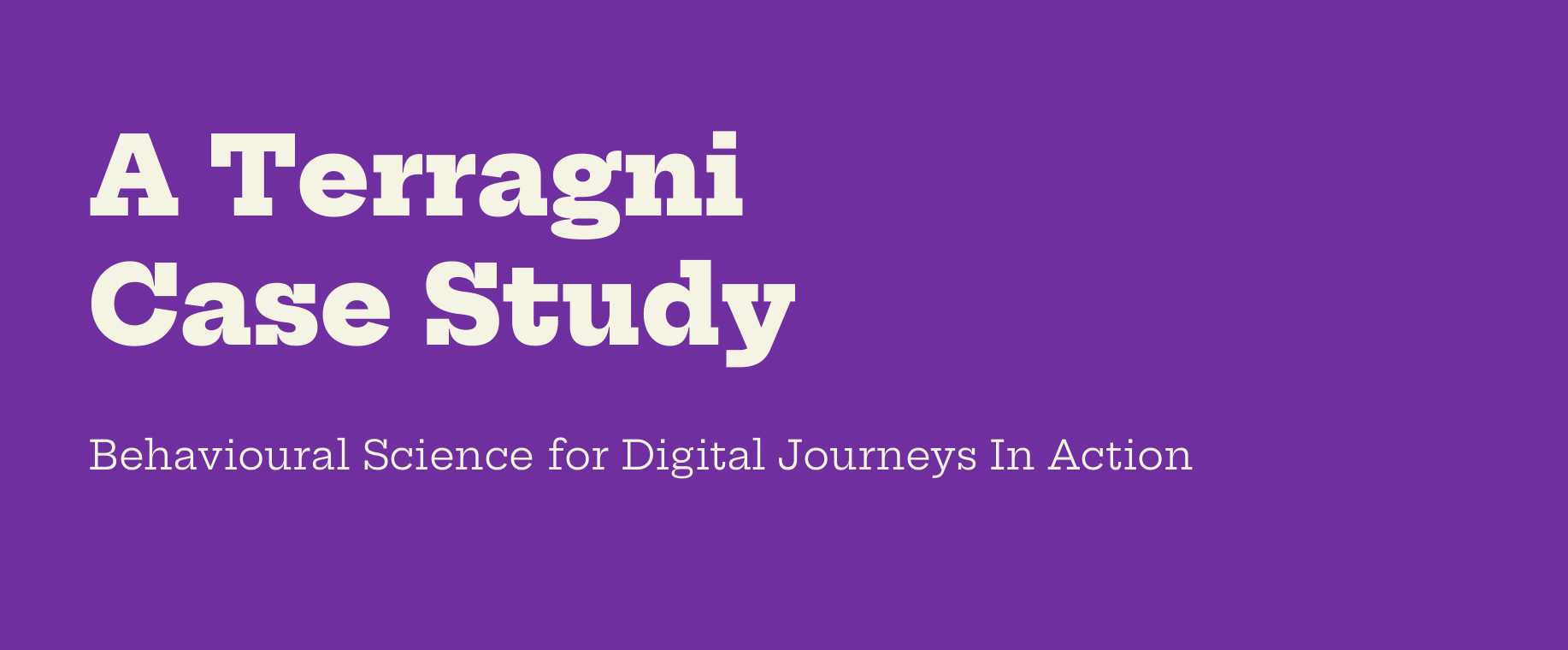 Behavioral Design for Adoption & Engagement Banking Case